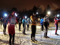 Вечерняя лыжная гонка в Битце 2012