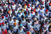 Сотни участников Битцевского марафона